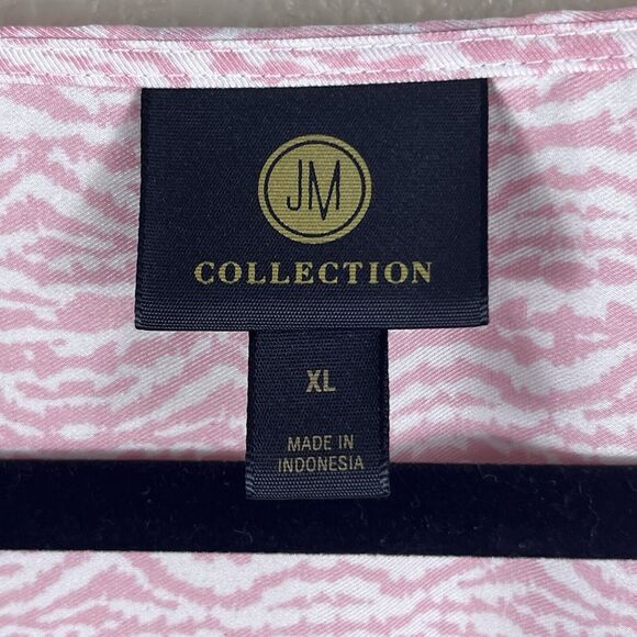 JM Collection Womens Printed‎ Swing Dress Pink  And Blue Size XL - Picture 4 of 11